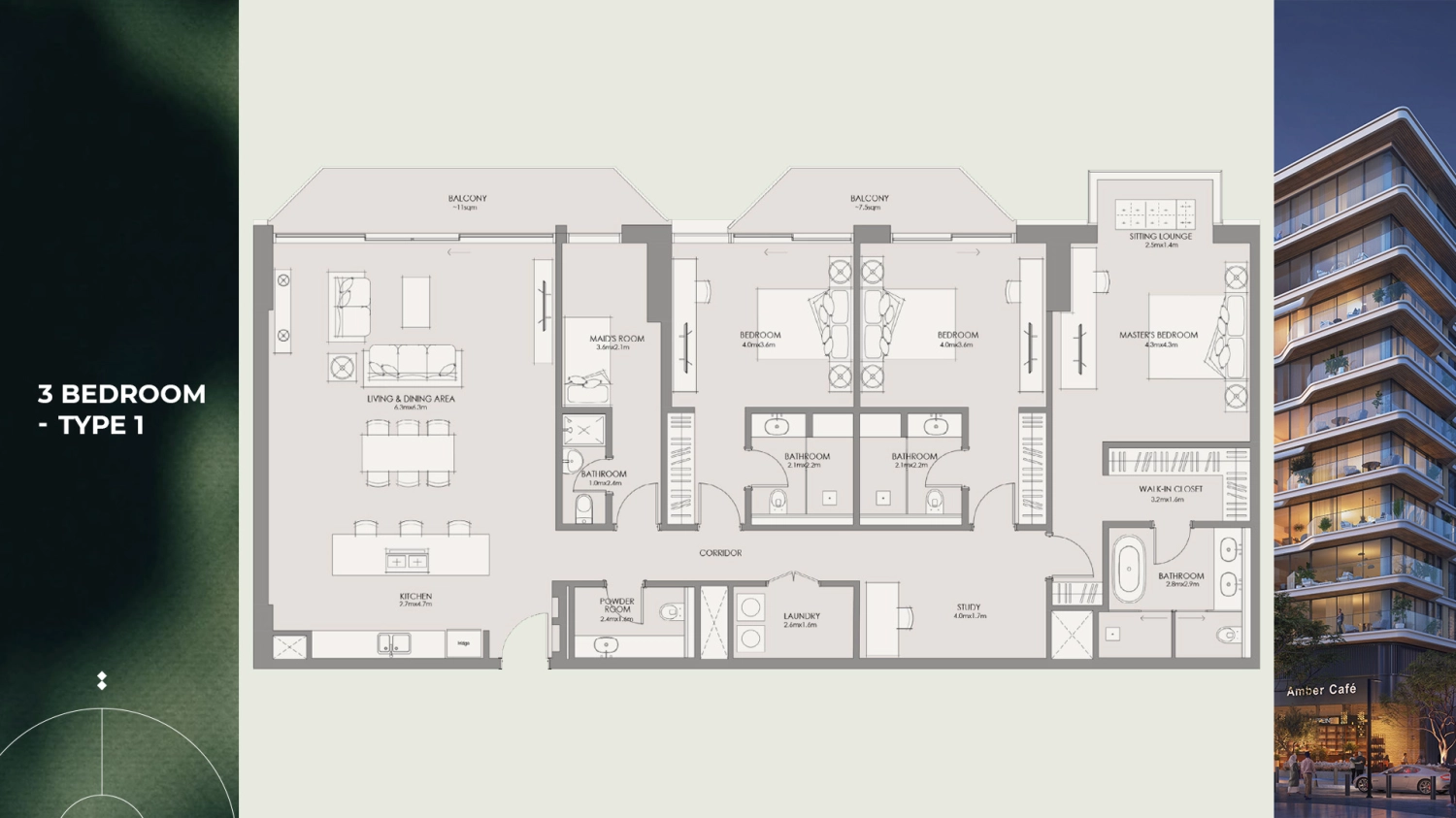 3 BR - Type A